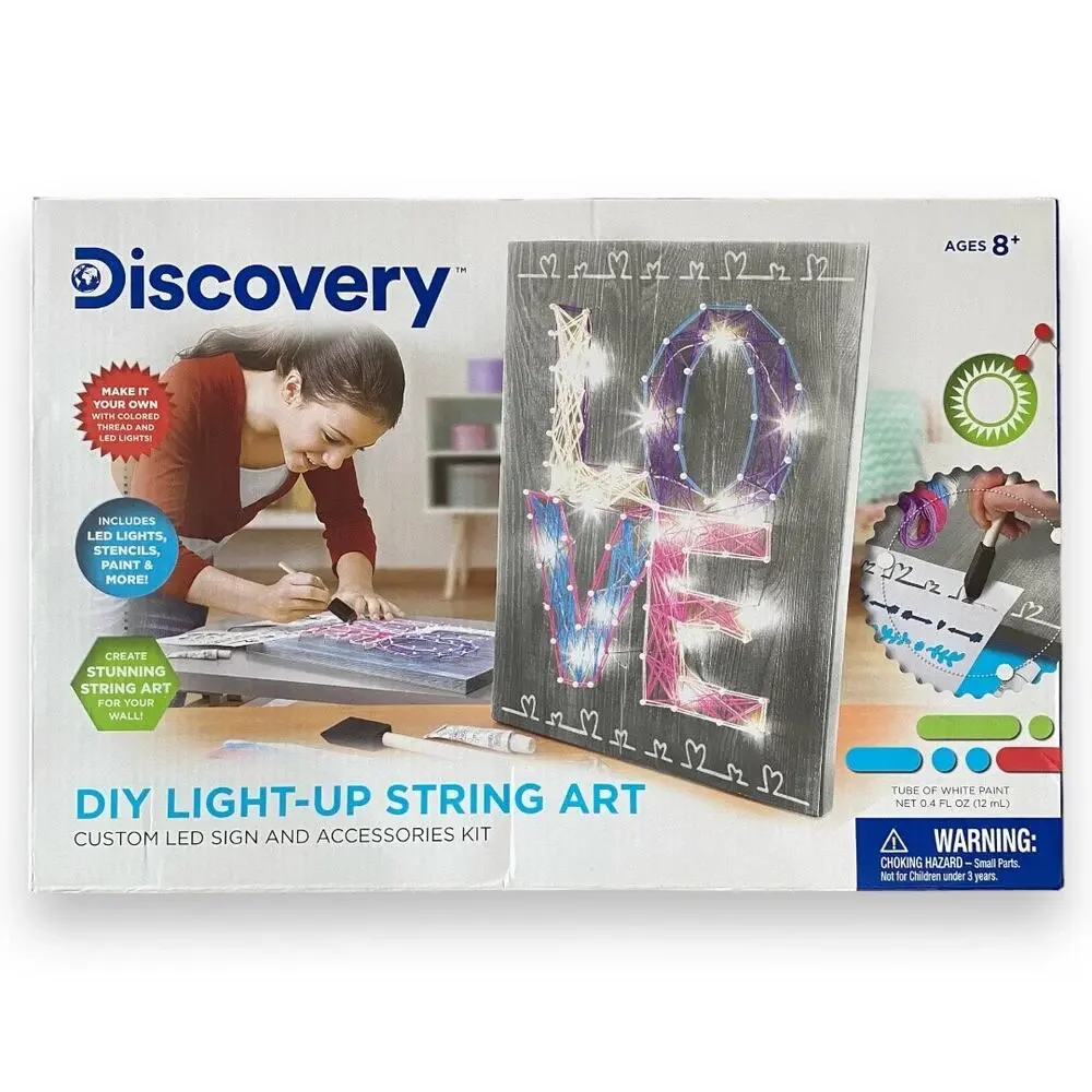 NIB Discovery DIY Kit LED Light-Up String Set